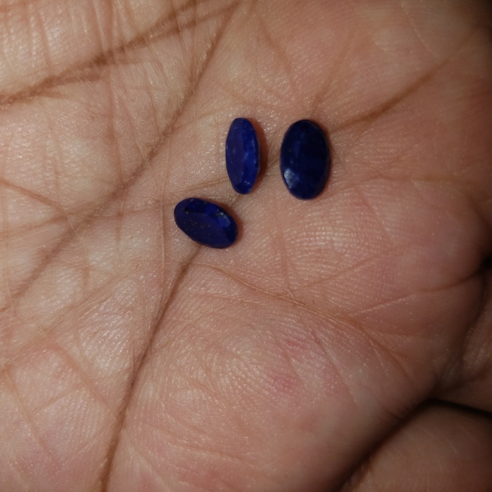 Blue lapis stone